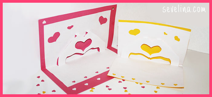 romantic velentin's day card step by step
