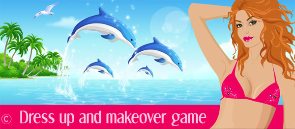 Dress up and makeover game "Hawaiian Life"