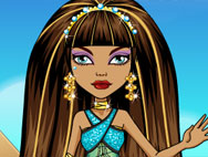 Monster High Dress Up: Cleo de Nile In Egypt