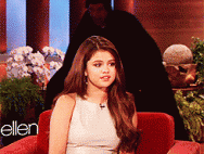 Selena gets scared twice on Ellen