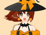 Anime witch makeover game