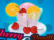￦ Cherry-vanilla ice cream ￦