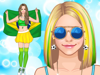 ⚽️ 👟 Brazil fan girl ⚽️