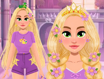 👑 Rapunzel style